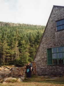 We have arrived. That's me lounging