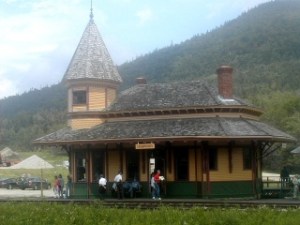 The Railroad Depot at Crawford Notch