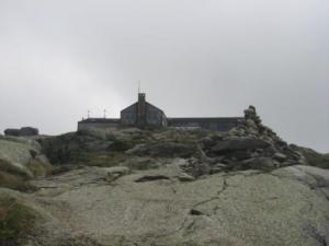 View of trail from Lakes to shuttle. Lots of fanny-sliding on that one.
