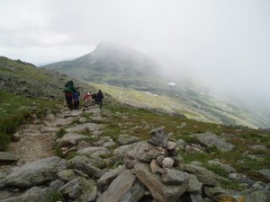 Memories of trudging through rock and mists remaind sharper