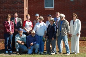 Here is our group, The suits are school officials