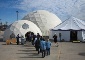 Geodesic domes of the Made With Love Cafe, Economic Recovery