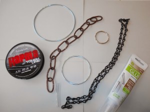 Some of the supplies we used