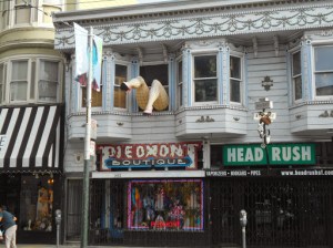 Top sight on Haight? Just above the unparalleled Piedmont costumery. Photo by Susan 