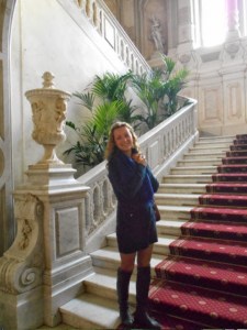 Our guide, Irina, at Yusupov Palace