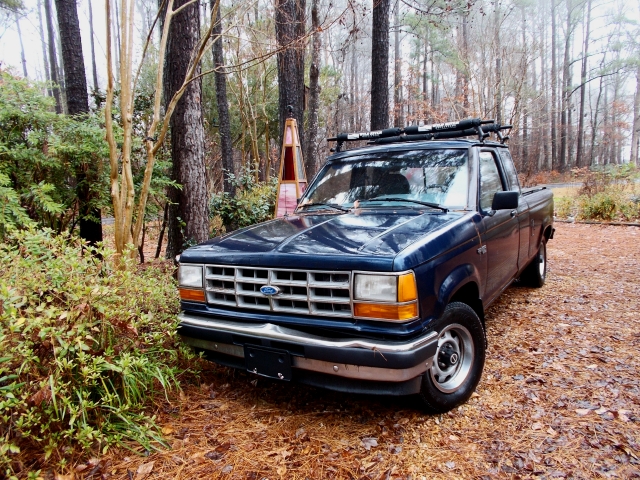And, finally, a portrait of Ranger in the garden he helped to create by hauling tons of compost and mulch. He's shiny, isn't he. That's because it just finished raining and we wanted to 